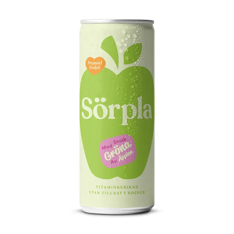 Gröna Äpplen 24 x 33 cl från Sörpla | #18325 | Funktionsdryck