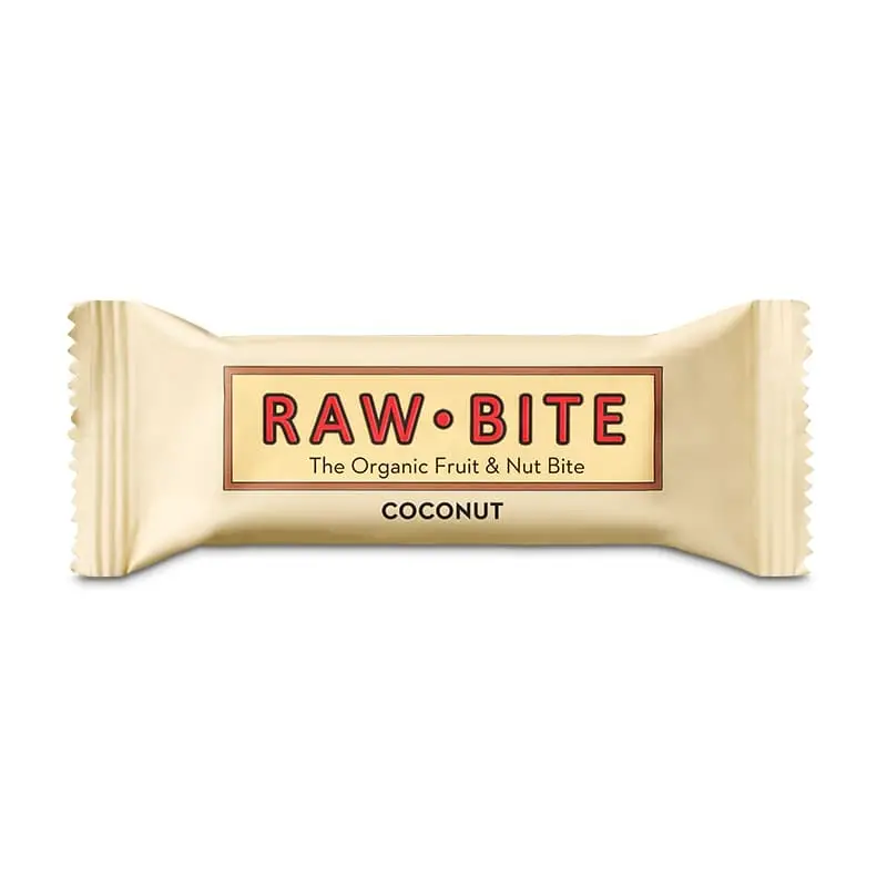 Frukt- & Nötbar Kokos 12 x 50 g från Rawbite | #310103 | Bars