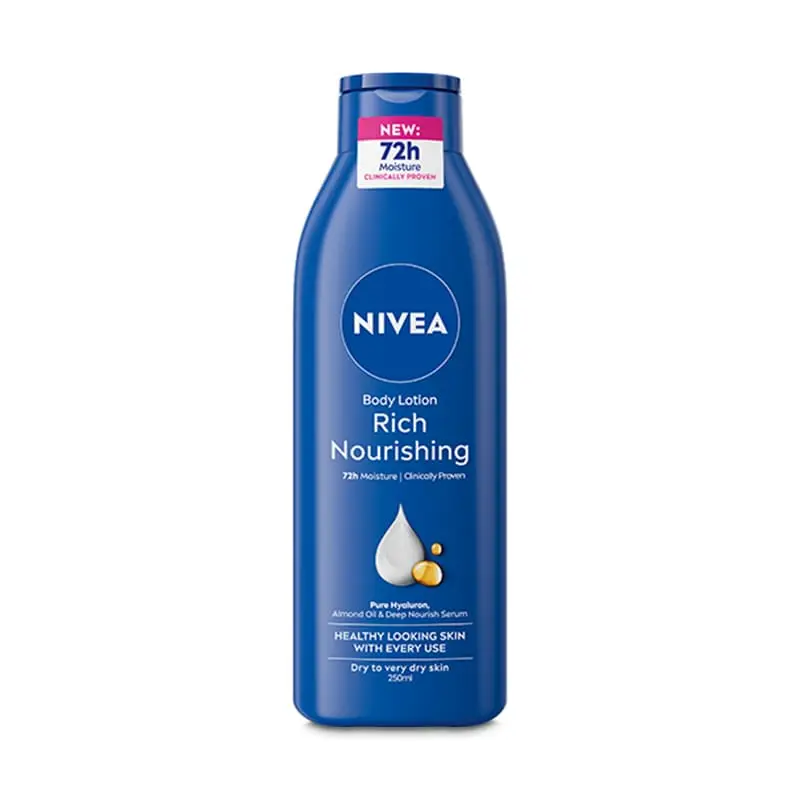 Rich Nourishing Body Lotion 12 x 250 ml från Nivea | #80201 | Hudkräm