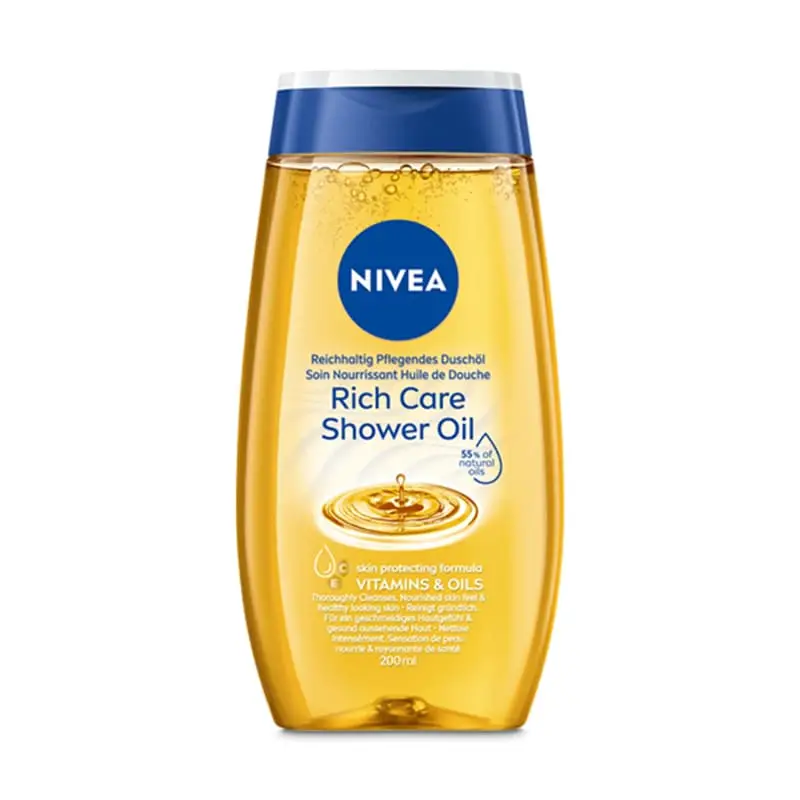 Rich Caring Shower Oil 6 x 200 ml från Nivea | #80828 | Bad- & Duschprodukter