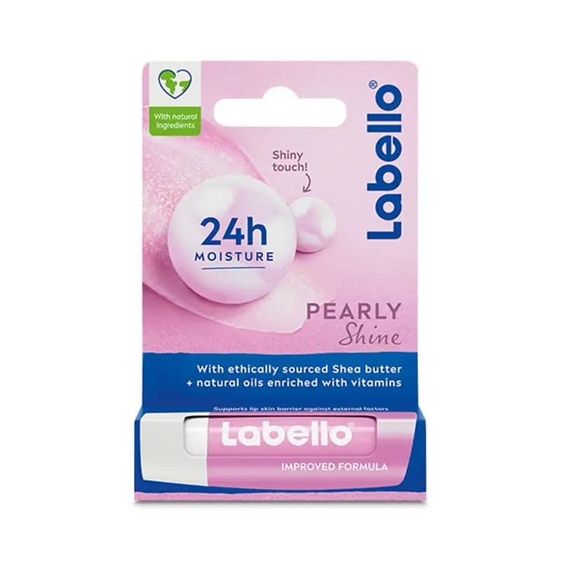 Pearly Shine Lip Balm 12 x 4.8 g från Labello | #85028 | Ansiktsvård