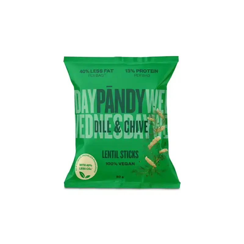 Linssticks Dill & Chive 14 x 50 g från Pändy | #7116 | Ostbågar & Former