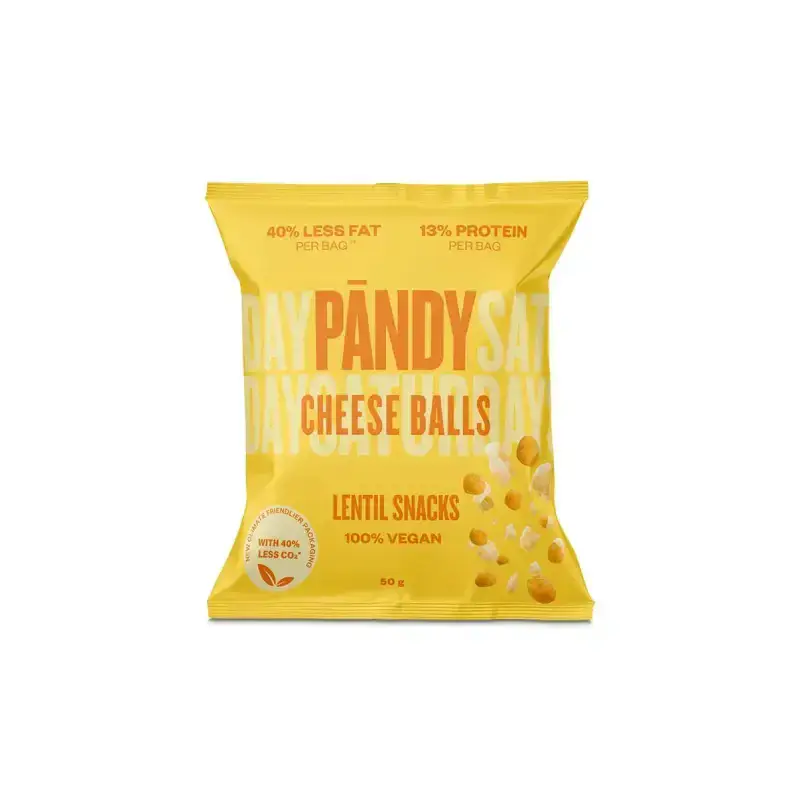 Linssnacks Cheese Balls 14 x 50 g från Pändy | #7117 | Ostbågar & Former