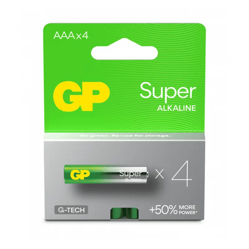 AAA-Batterier 4-pack 10 x 4 st från GP Batteries | #151428 | Batterier