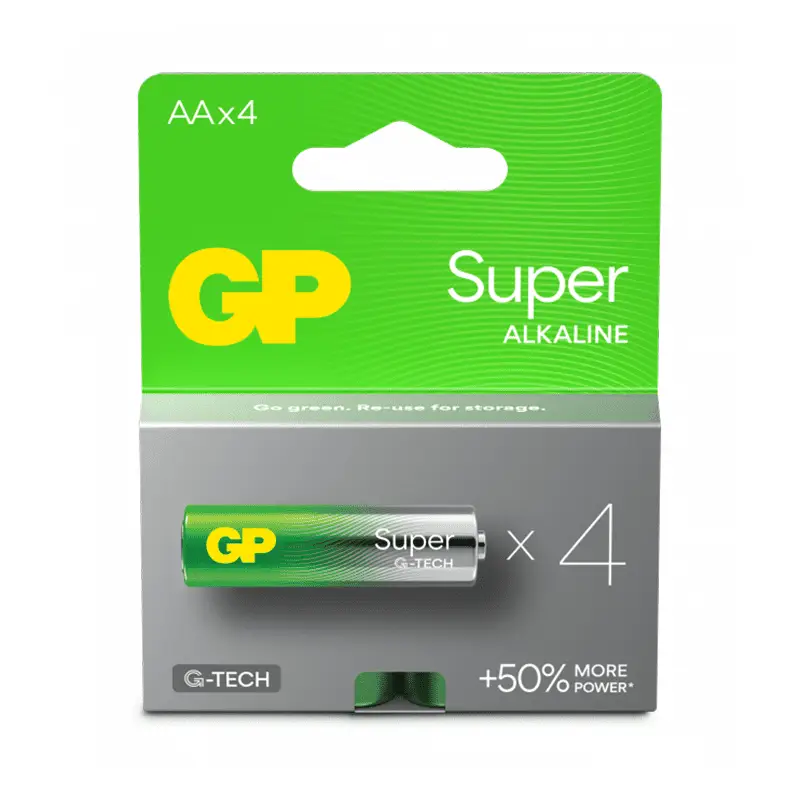 AA-Batterier 4-pack 10 x 4 st från GP Batteries | #151429 | Batterier