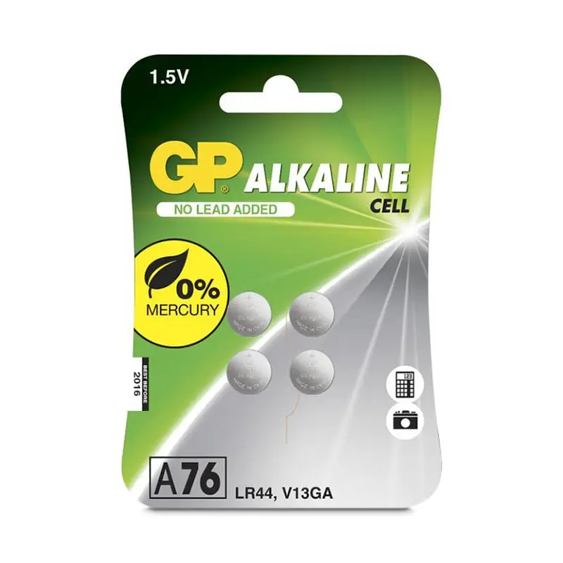A76-Batterier 1,5V Knappcell 4-pack 10 x 4 st från GP Batteries | #103183 | Batterier