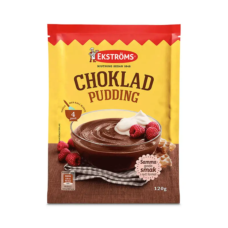 Chokladpudding 15 x 120 g från Ekströms | #510001668 | Bakprodukter