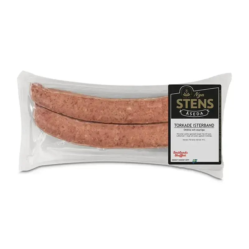 Lufttorkade Småländska Isterband 10 x 300 g från Stens i Åseda | #78603 | Korv