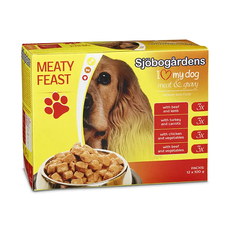 Blötfoder Hund 12 x 1.2 kg från Sjöbogården | #1485 | Hundmat