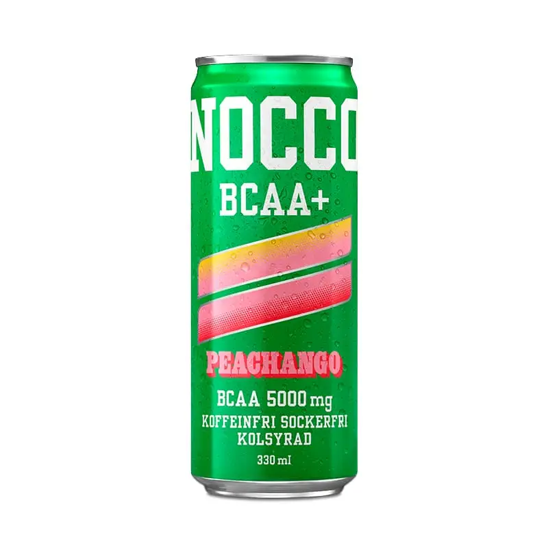 BCAA+ Peachango 24 x 33 cl från NOCCO | #6560 | Energidrycker