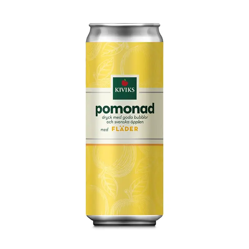 Pomonad Fläder 24 x 33 cl från Kiviks Musteri | #63332 | Lemonad