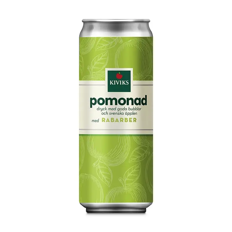 Pomonad Rabarber 24 x 33 cl från Kiviks Musteri | #63551 | Lemonad