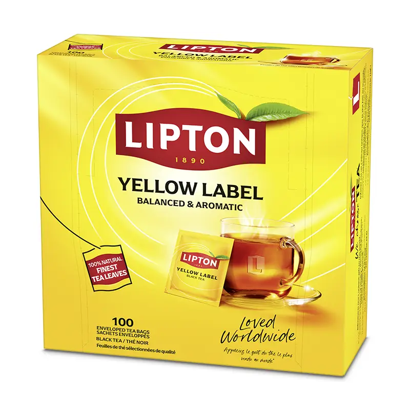 Yellow Label 100 st från Lipton | #973820 | Te