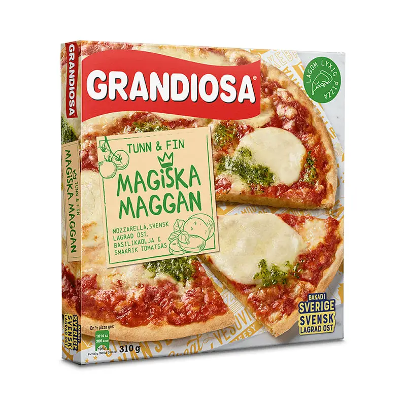 Magiska Maggan 12 x 310 g från Grandiosa | #510002100 | Pizza