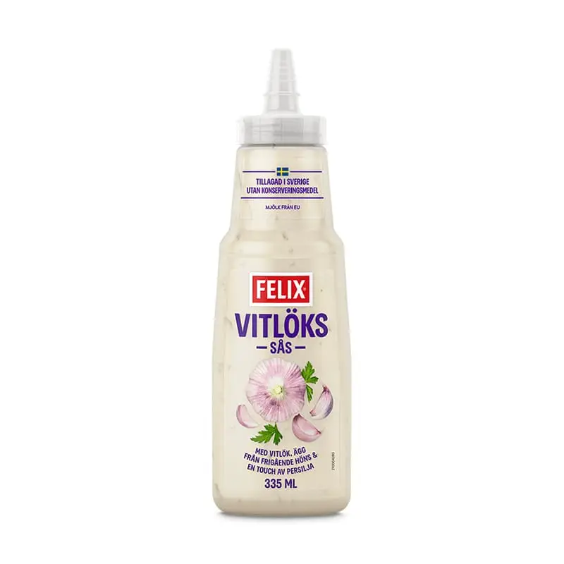 Vitlökssås 10 x 335 ml från Felix | #510003894 | Sås