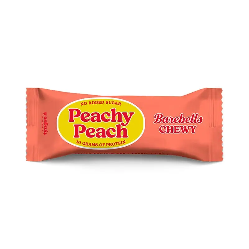 Chewy Peachy Peach 18 x 40 g från Barebells | #B1099 | Bars
