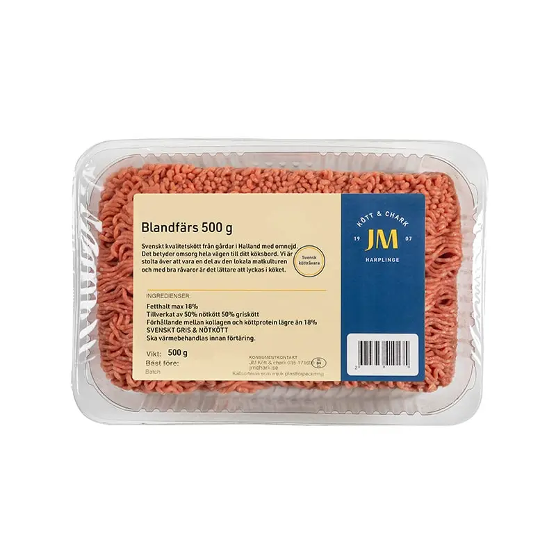 Blandfärs 6 x 500 g från JM Kött & Chark | #772 | Färs