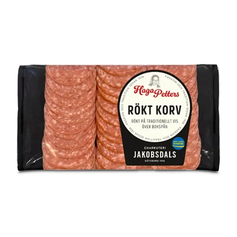 Rökt Korv 12 x 120 g från Jakobsdals | #746 | Korv