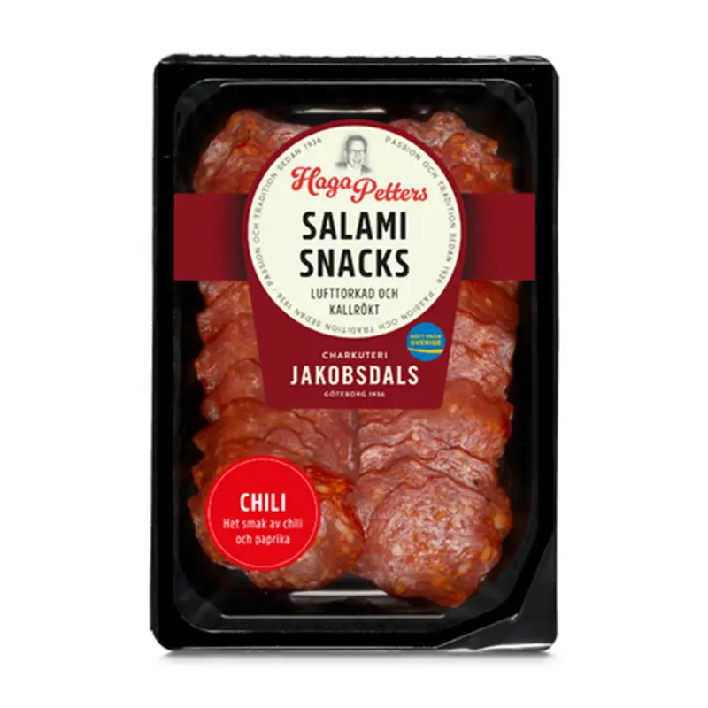 Salamisnacks Chili 14 x 60 g från Jakobsdals | #362 | Salami