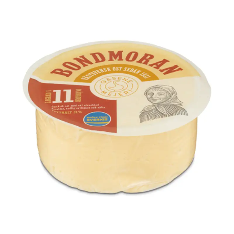Bondmoran L 31% 10 x 1 kg från Gäsene Mejeri | #31204 | Ost