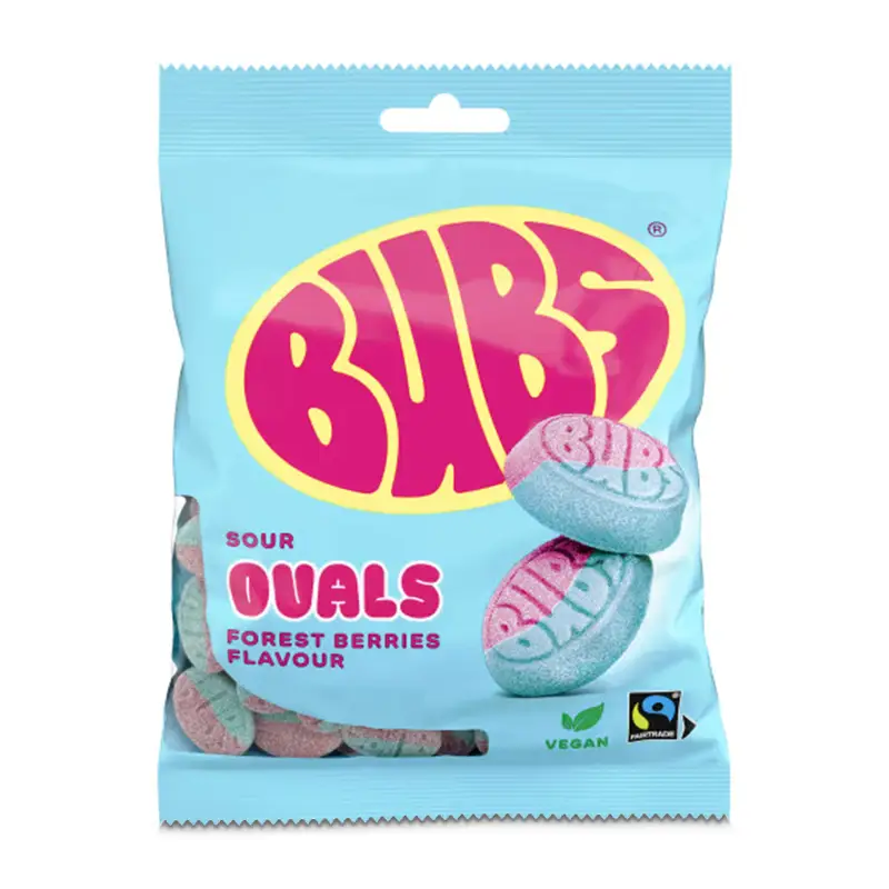 Forest Berries Ovals 12 x 90 g från BUBS | #5450208161 | Godis