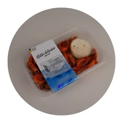 Rökta Räkor Chili med Aioli 6 x 350 g från Hanssons | #607699 | Skaldjur