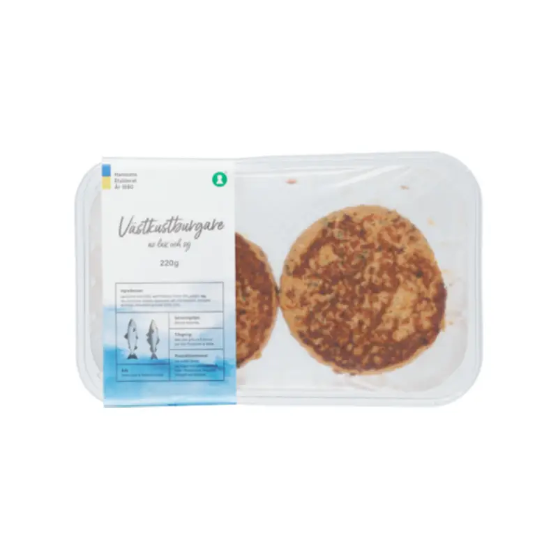 Västkustburgare 6 x 220 g från Hanssons | #581086 | Fisk