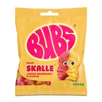 BUBS Lemon Raspberry SKALLE, 12x155g