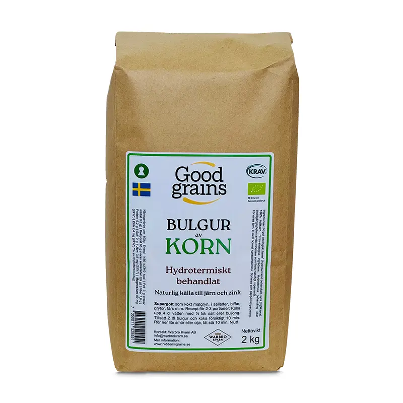 Bulgur av Korn 6 x 2 kg från Good Grains | #90402 | Ris & Gryn