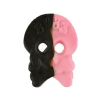 Lösgodis Raspb/Licorice Skalle Foam