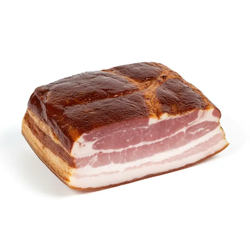 Varmrökt Sidfläsk Storbit 800 g från JM Kött & Chark | #208 | Bacon & Fläsk
