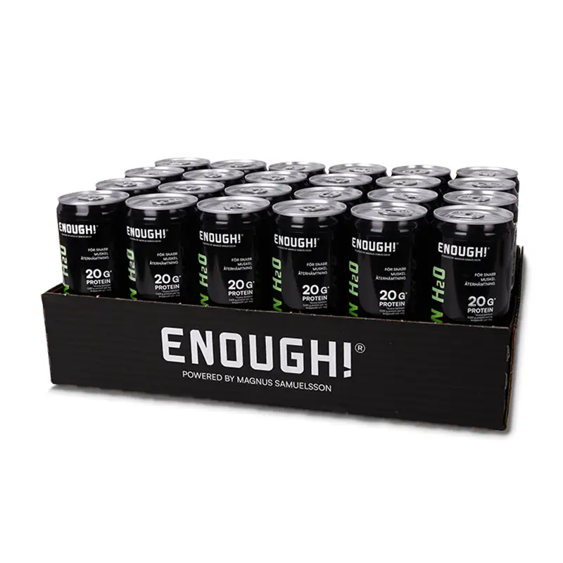 Protein H2O Äpple/Päron 24 x 33 cl från Enough | #11246 | Funktionsdryck