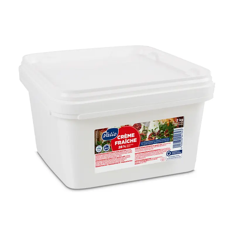 Laktosfri Creme Fraiche 28% 2 kg från Valio | #4134 | Crème Fraiche