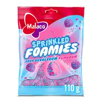 Sprinkled Foamies Sour Bubblegum