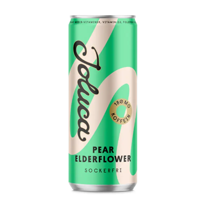 Päron & Fläder 24 x 33 cl från Joluca | #53323 | Energidrycker