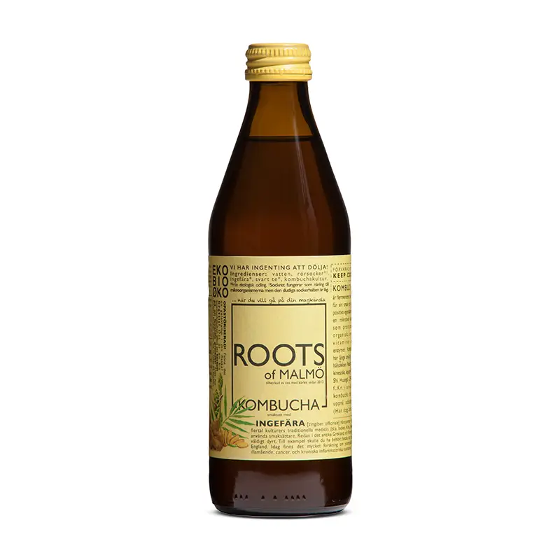 Kombucha Ingefära 15 x 33 cl från Roots of Malmö | #001 | Kombucha