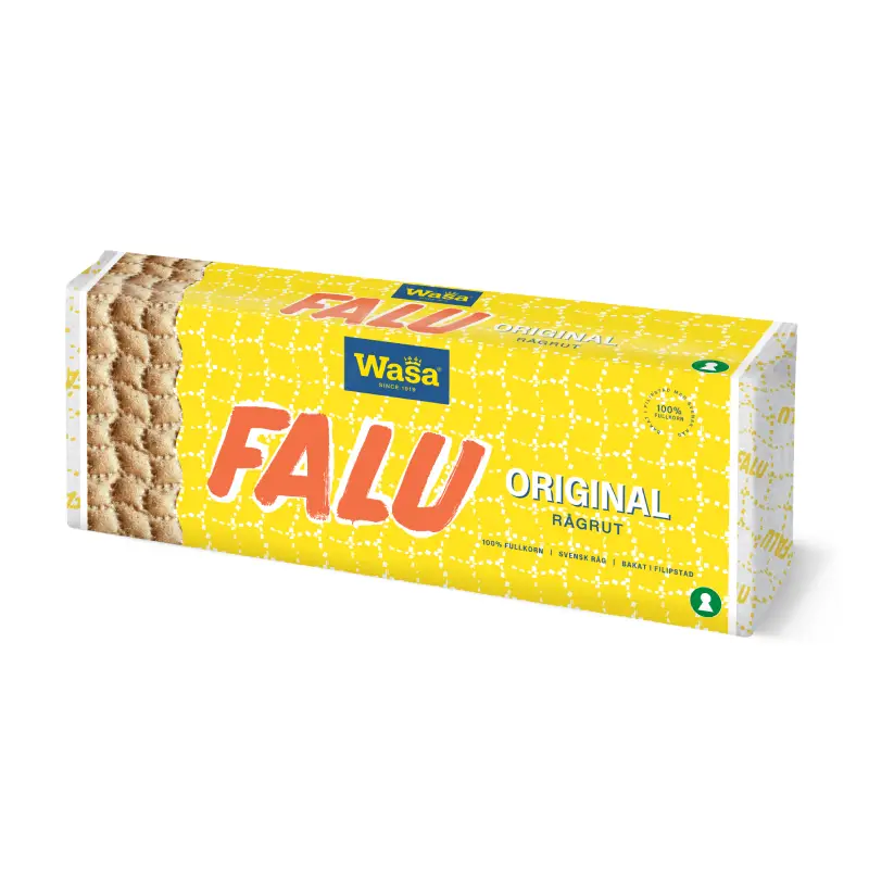 Falu Råg Rut 12 x 470 g från Wasa | #78909 | Knäckebröd