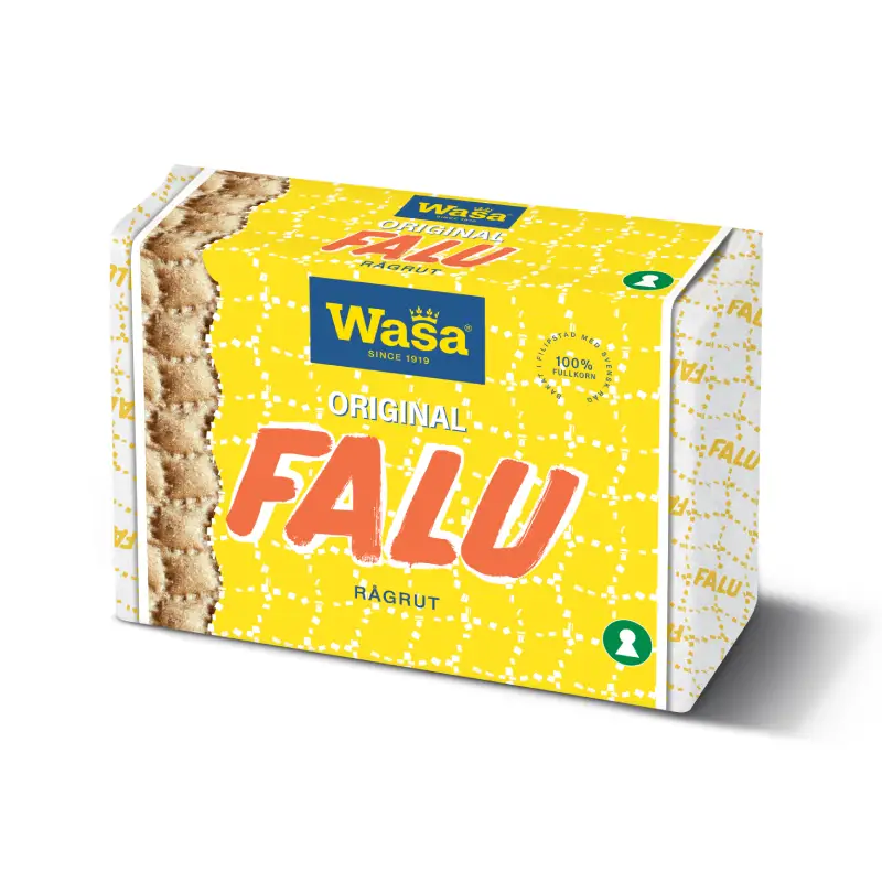Falu Råg Rut 24 x 235 g från Wasa | #72285 | Knäckebröd