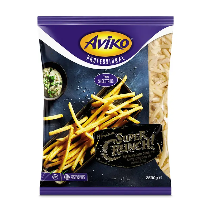 SuperCrunch 9.5mm 3/8 4 x 2.5 kg från Aviko | #806704 | Pommes frites