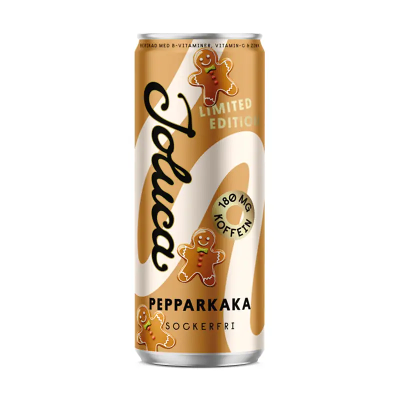 Energidryck Pepparkaka 24 x 33 cl från Joluca | #54093 | Energidrycker