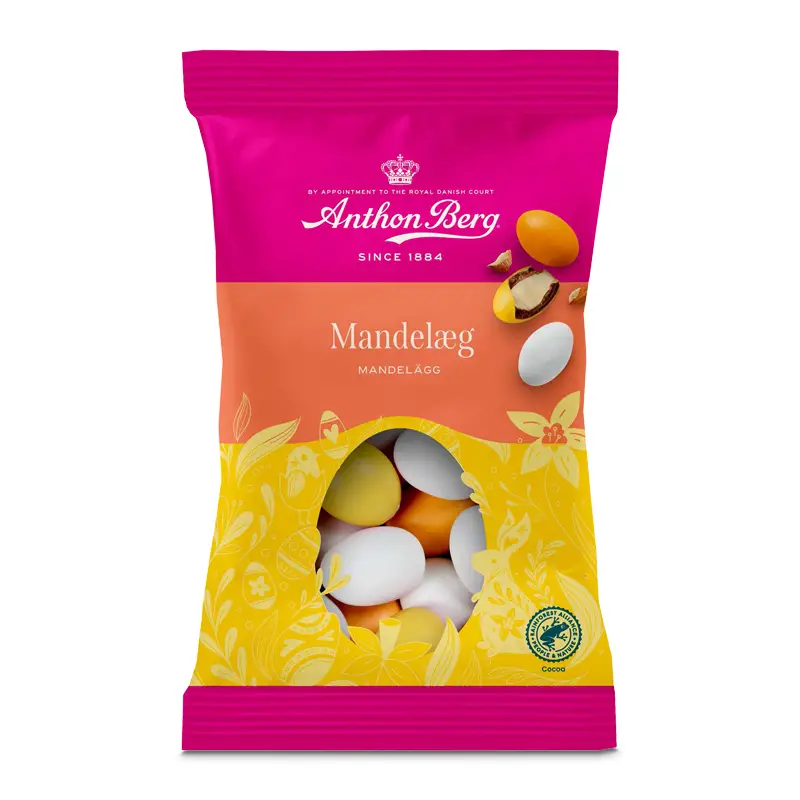 Mandelägg 36 x 80 g från Anthon Berg | #959240 | Choklad