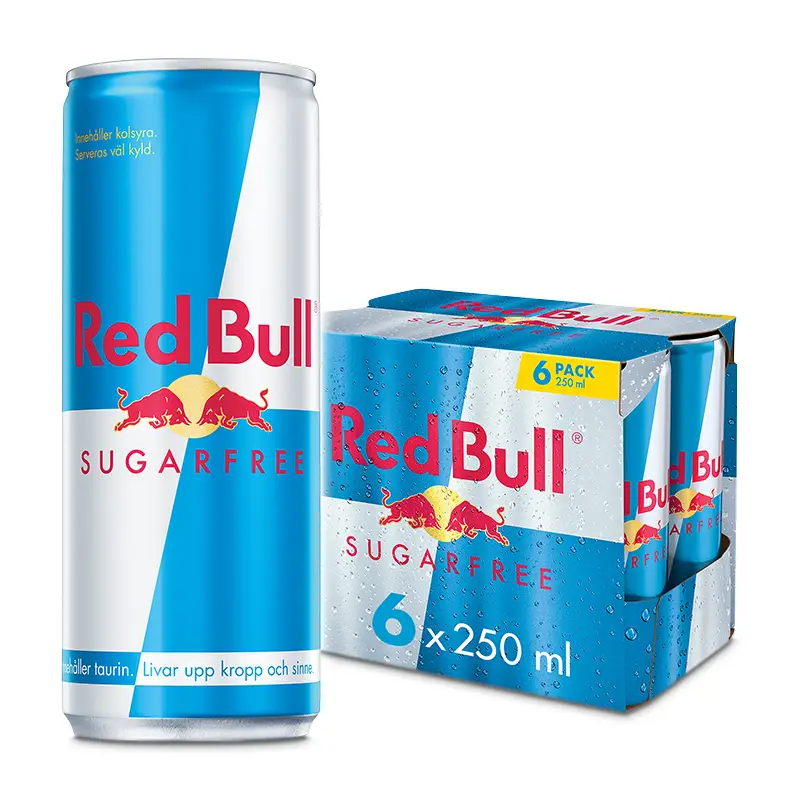 Red Bull Sockerfri 6-pack 4 x 6 st från Red Bull | #RB241910 | Energidrycker