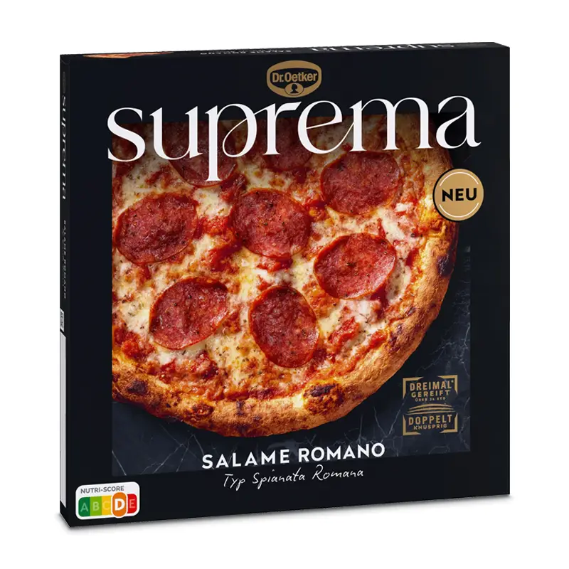 Suprema Salame Romano 5 x 487 g från Dr Oetker | #1-28-618100 | Pizza