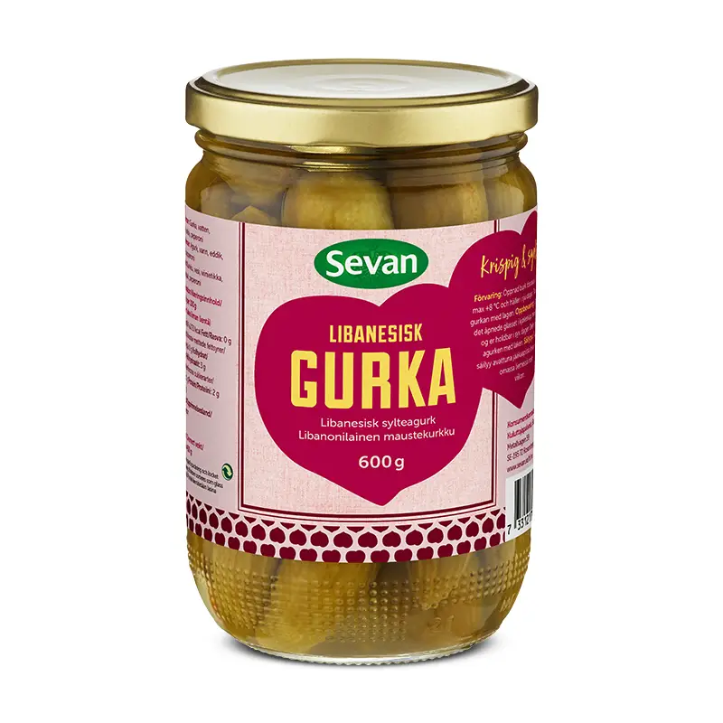 Libanesisk Gurka 6 x 600 g från Sevan | #130086 | Grönsakskonserv