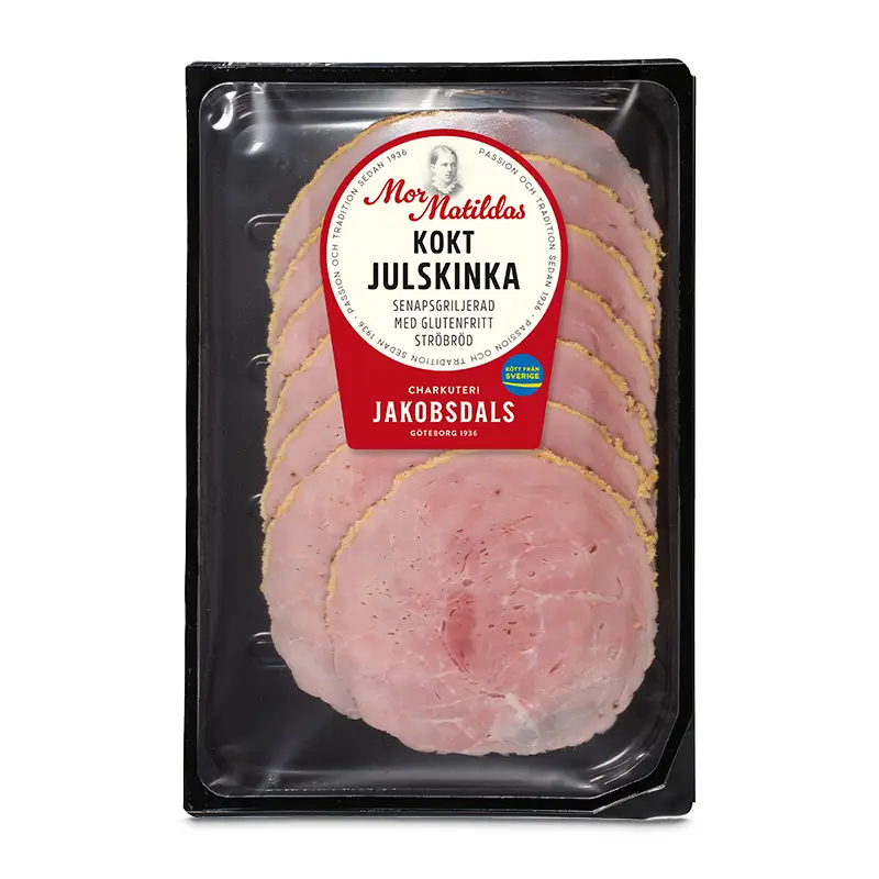 Senapsgriljerad Julskinka Mor Matildas 8 x 220 g från Jakobsdals | #792 | Julskinka