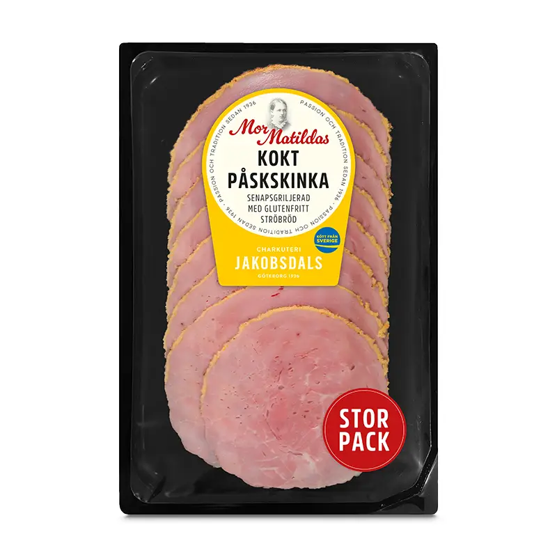 Påskskinka Mor Matildas Senapsgriljerade 8 x 220 g från Jakobsdals | #7921 | Skinka