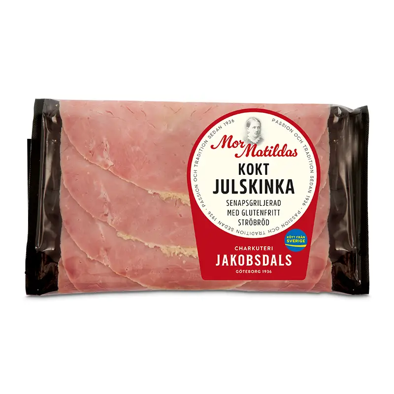 Senapsgriljerad Julskinka Mor Matildas 12 x 100 g från Jakobsdals | #7990 | Julskinka