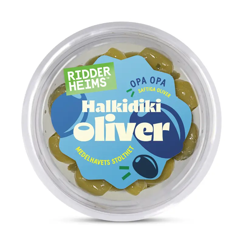 Halkidikioliver i Örtmarinad 6 x 160 g från Ridderheims | #800694 | Oliver