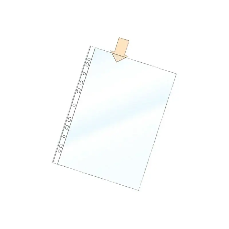 Plastficka klar A4 100 st från Kontor | #800705 | Arkivering & Organisation