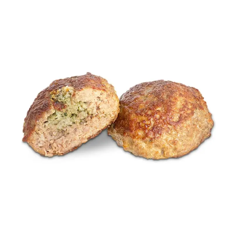 Fårfärsbiff Vitlök & Örtsmör 40 x 130 g från Lagerblad Foods | #8010 | Hamburgare